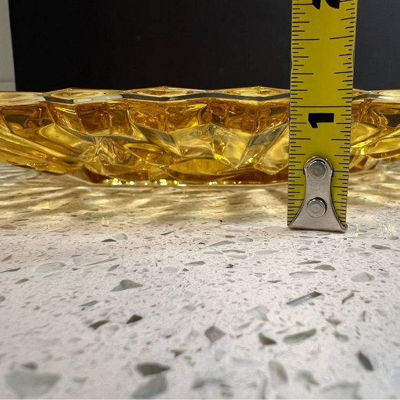 Vintage 1950s Federal Glass Fruit Harvest Serving Platters | Two pc: 12", 8.5" - Picture 11 of 12